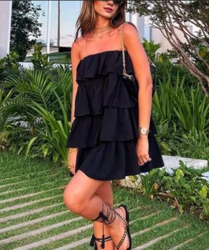 Aimishang A-line Strapless Homecoming Dress Cute Birthday Dress Party Dress Graduation Dress Short Prom Dress Beach Dress