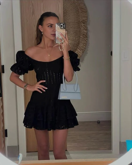 Aimishang Fashion A-line Homecoming Dress Cute Birthday Dress Party Dress Graduation Dress Short Prom Dress Beach Dress
