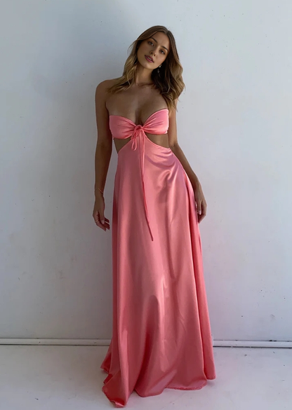 Aimishang Sexy Hollow-Out Long Prom Dress Charming Evening Party Dress Women's Dresses