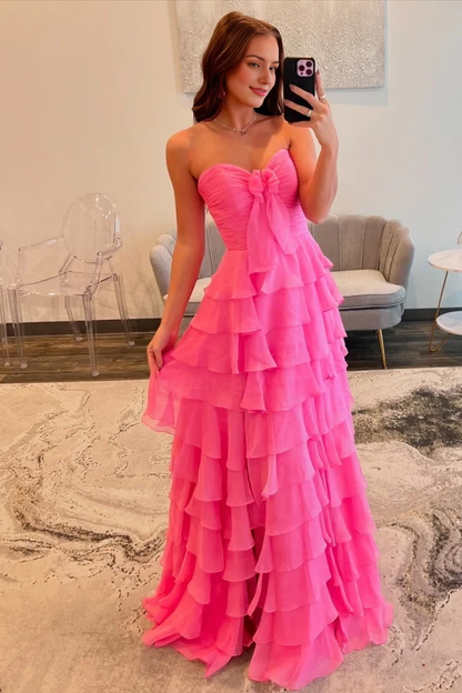 Aimishang Elegant Strapless Sleeveless Long Prom Dress Evening Dress Charming Party Dress