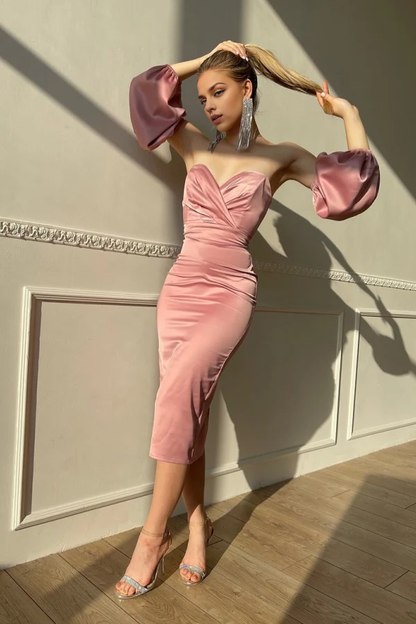 Aimishang Elegant Strapless Prom Dress Sexy Evening Dress Charming Party Dress Cocktail Dress
