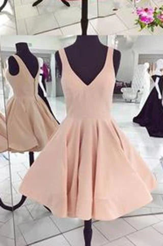 Wholesale Homecoming Dresses Elegant V Neck Short Prom Dresses