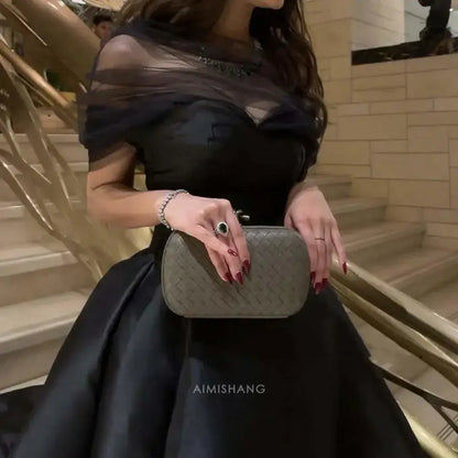 Aimishang Elegant A Line Long Formal Prom Dress Charming Evening Gown Sexy Party Dress