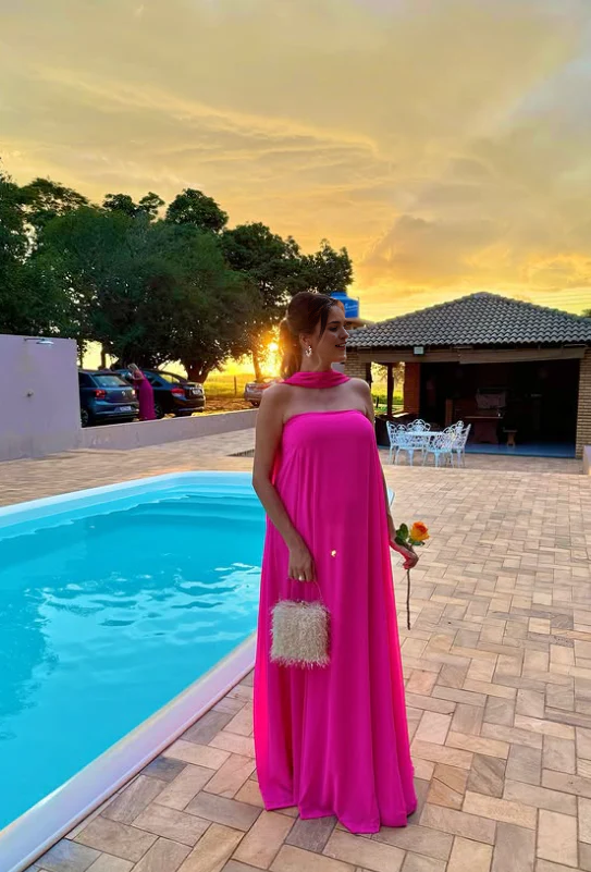 Aimishang Elegant Casual Wedding Guest Long Prom Dress Charming Evening Party Dress Fashion Women's Dresses