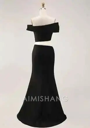 Aimishang Elegant Mermaid Off the Shoulder Mother of the Bride Dress Formal Wedding Guest Chic Evening Gown Party Dress