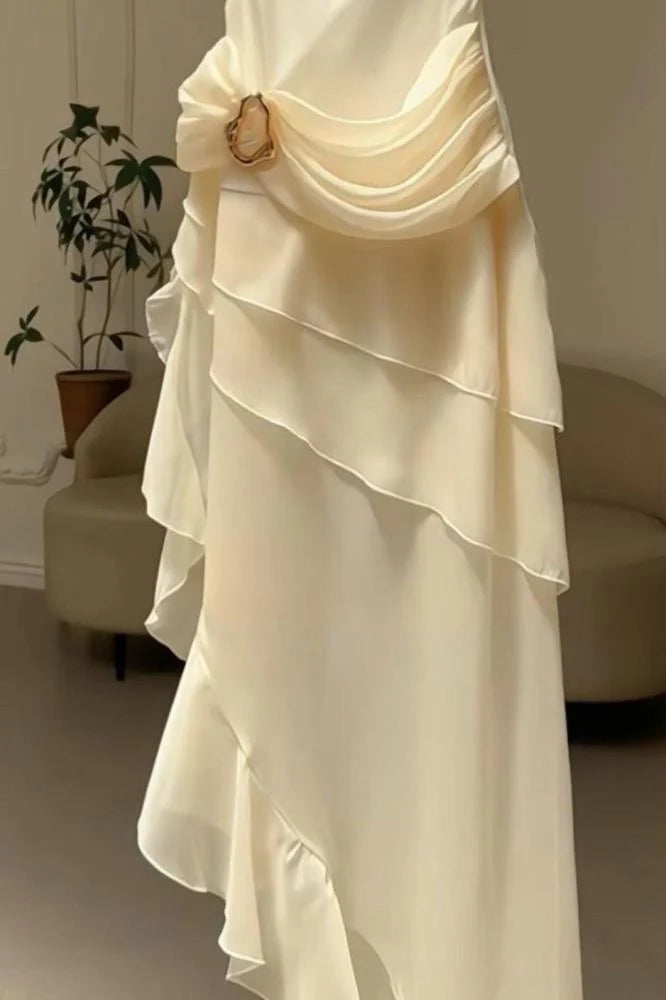 Aimishang Elegant Spaghetti Straps Long Prom Dress Charming Evening Party Dress Women's Dresses