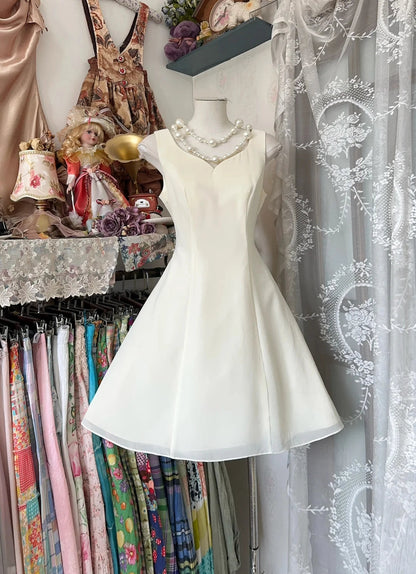 Aimishang Elegant A-line Sleeveless Summer Party Prom Dress Classy Cocktail Homecoming Dress