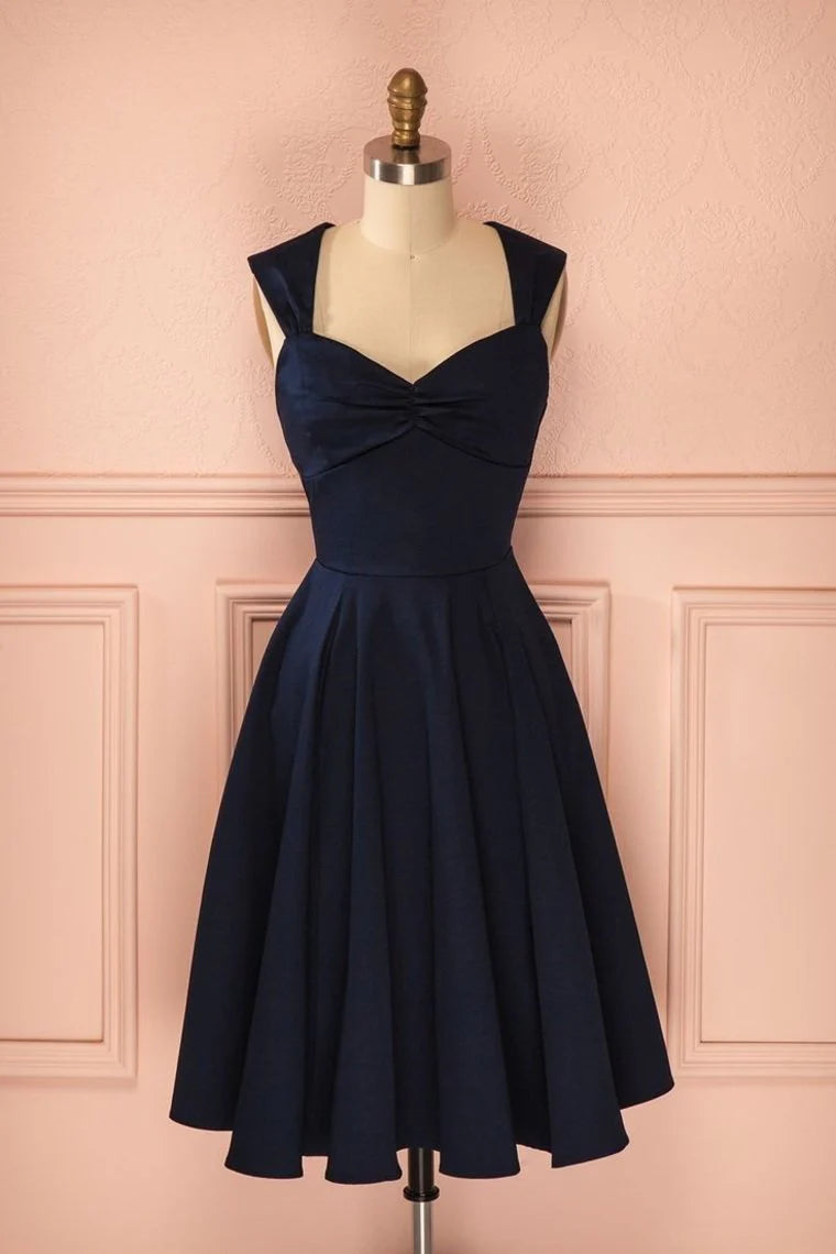 Aimishang Elegant A Line Sleeveless Homecoming Dress Cute Graduation Dress Simple Party Dress Prom Dress