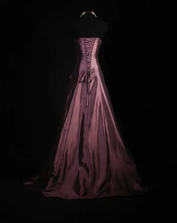 Aimishang Elegant A Line Strapless Sleeveless Party Evening Gown Vintage Long Formal Prom Dress