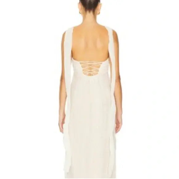 Aimishang Elegant A Line Sweetheart Sleeveless Pleated Party Evening Gowns Simple Strapless Wedding Dress Cute Summer Dress
