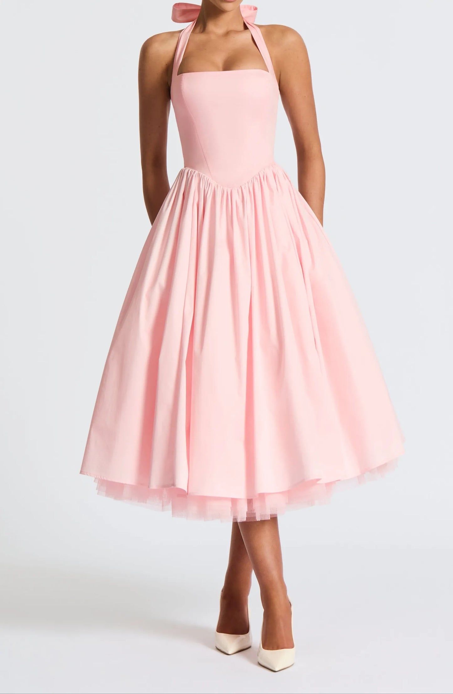 Aimishang Elegant Halter A Line Sleeveless Formal Prom Dress Sweet Graduation Party Dress