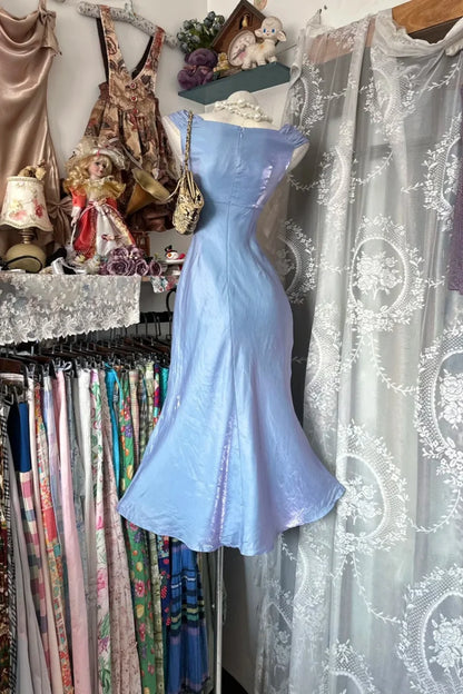 Aimishang Elegant Mermaid Sleeveless Formal Prom Dress Charming Wedding Guest Party Dress