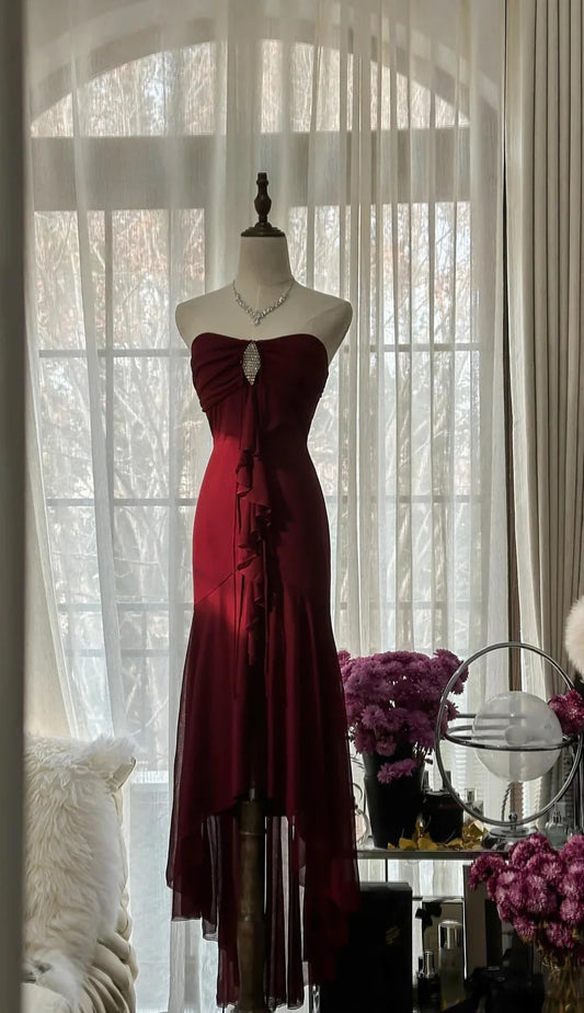 Aimishang Elegant Mermaid Sleeveless Formal Prom Dress Vintage Party Evening Gowns Charming Wedding Guest Dress