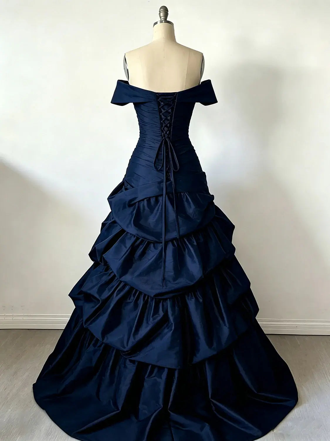 Aimishang Elegant Off the Shoulder A Line Party Evening Gown Lace Up Back Charming Long Formal Prom Dress