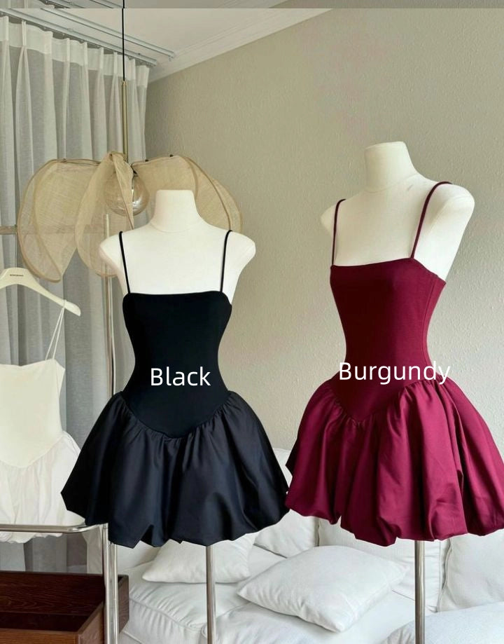 Aimishang Elegant Spaghetti Straps A Line Short Summer Birthday Party Dress Simple Graduation Homecoming Dress