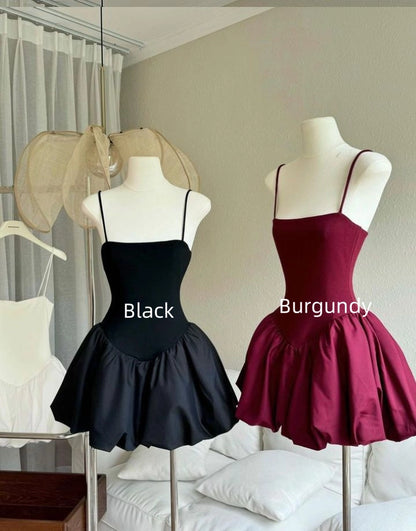 Aimishang Elegant Spaghetti Straps A Line Short Summer Birthday Party Dress Simple Graduation Homecoming Dress