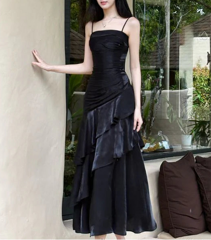 Aimishang Elegant Spaghetti Straps Party Evening Gown Charming Sleeveless Formal Prom Dress