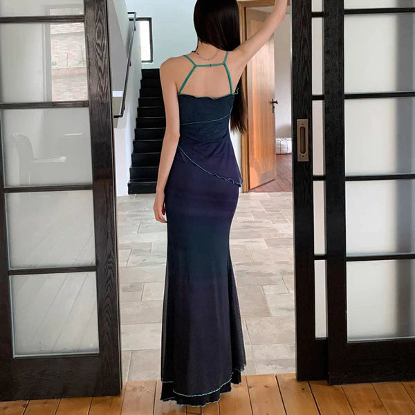 Aimishang Elegant Mermaid Floral Maxi Dress Long Prom Dress Charming Evening Party Dress Women's Dresses