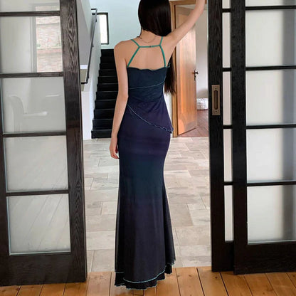 Aimishang Elegant Mermaid Floral Maxi Dress Long Prom Dress Charming Evening Party Dress Women's Dresses