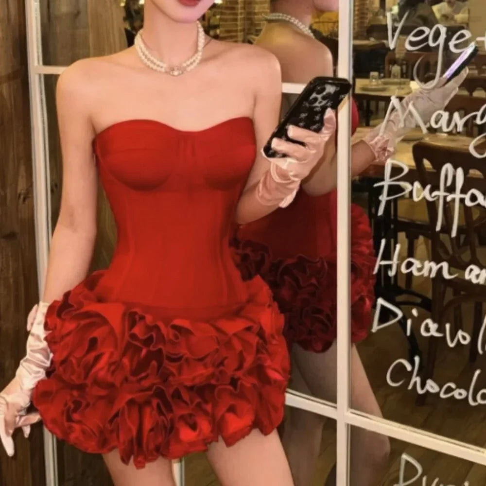 Aimishang Fashion Sheath Sweetheart Sleeveless Short Homecoming Dress Summer Mini Birthday Party Dress