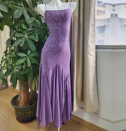 Aimishang Fashion Spaghetti Straps Sleeveless Party Evening Gown Modern Long Formal Prom Dress