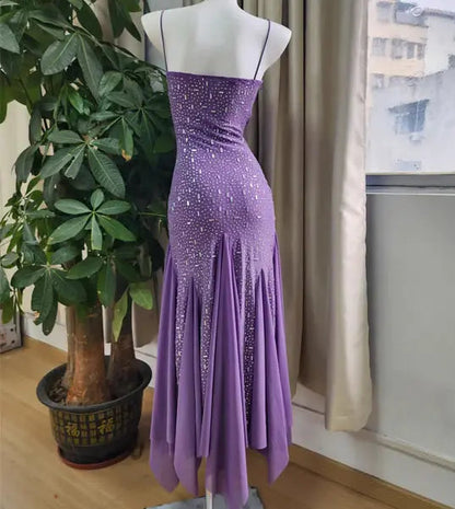 Aimishang Fashion Spaghetti Straps Sleeveless Party Evening Gown Modern Long Formal Prom Dress
