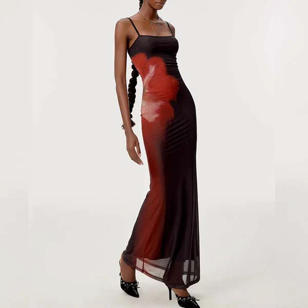 Aimishang Charming Spaghetti Straps Maxi Dress Long Prom Dress Elegant Evening Party Dress Women's Dresses