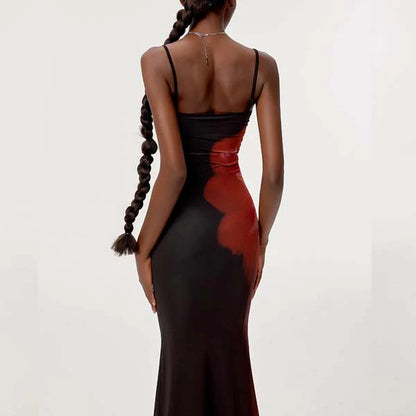 Aimishang Charming Spaghetti Straps Maxi Dress Long Prom Dress Elegant Evening Party Dress Women's Dresses
