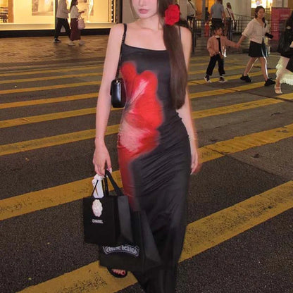 Aimishang Charming Spaghetti Straps Maxi Dress Long Prom Dress Elegant Evening Party Dress Women's Dresses