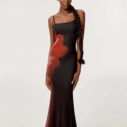Aimishang Charming Spaghetti Straps Maxi Dress Long Prom Dress Elegant Evening Party Dress Women's Dresses