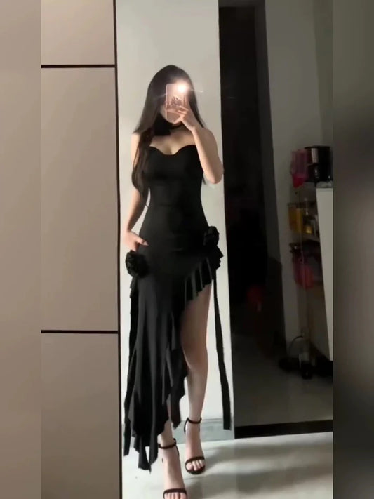 Aimishang Sheath Spaghetti Straps Vacation Beach Dress Lovely Homecoming Dress Charming Graduation Dress Cute Birthday Party Dress