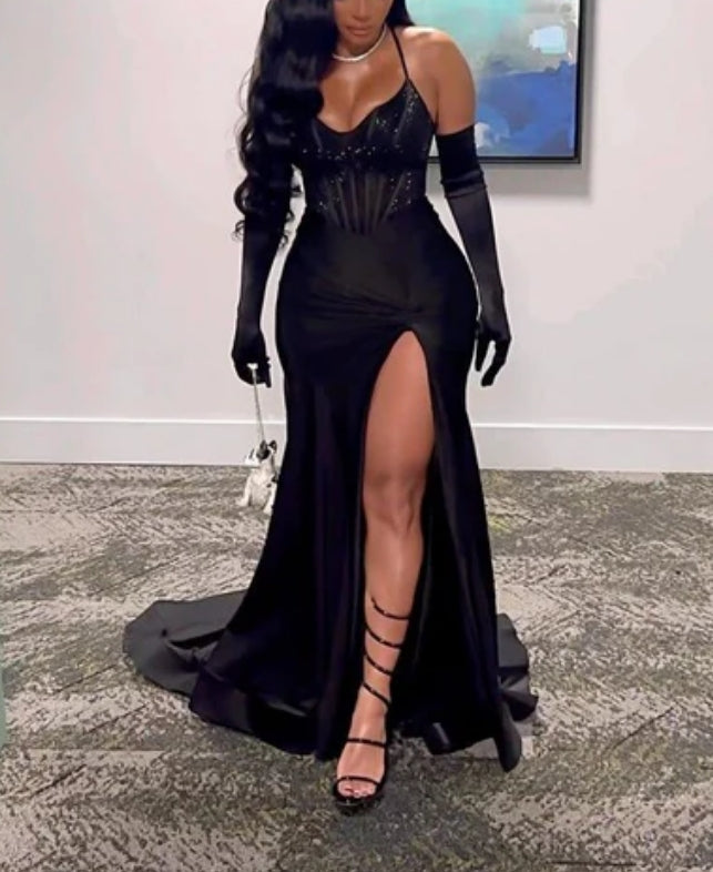 Aimishang Black Sexy Evening Party Dress Long Prom Dress Charming Form Aimishang Dresses Wholesale Aimishang Black Sexy Evening Party Dress Long Prom Dress Charming Form Aimishang Dresses Wholesale