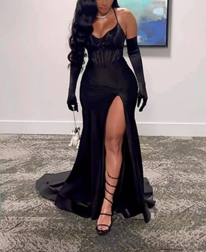 Aimishang Black Sexy Evening Party Dress Long Prom Dress Charming Form Aimishang Dresses Wholesale Aimishang Black Sexy Evening Party Dress Long Prom Dress Charming Form Aimishang Dresses Wholesale