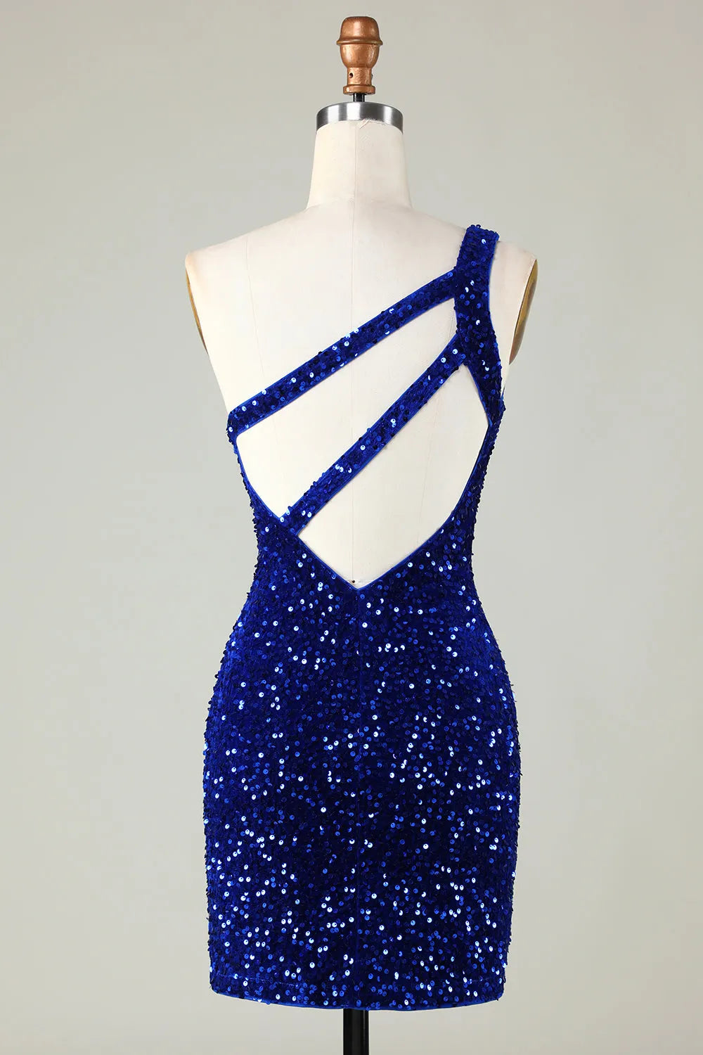 Wholesale Homecoming Dress One Shoulder Glitter Sequin