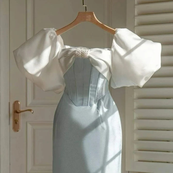 Aimishang Chic Cocktail Dress Homecoming Dress With Sleeves Sweetheart Graduation Dress Charming Birthday Party Dress