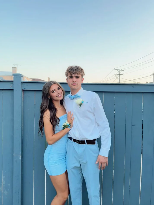 Aimishang Sweetheart Sheath Sleeveless Short Prom Dress Lovely Homecoming Dress Simple Birthday Party Dress