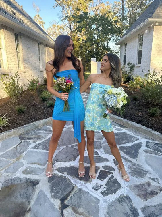 Aimishang Sweetheart Sheath Sleeveless Homecoming Dress Cute Graduation Dress Short Prom Dress Lovely Birthday Party Dress
