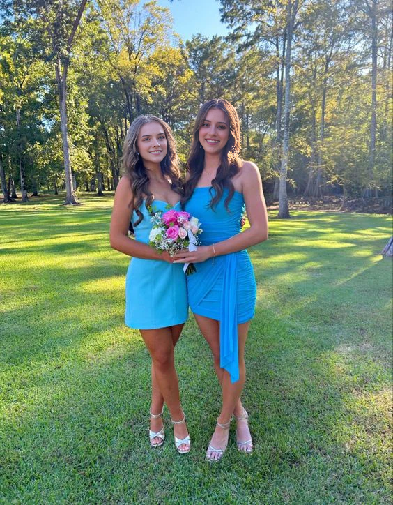 Aimishang Sweetheart Sheath Sleeveless Homecoming Dress Cute Graduation Dress Short Prom Dress Lovely Birthday Party Dress