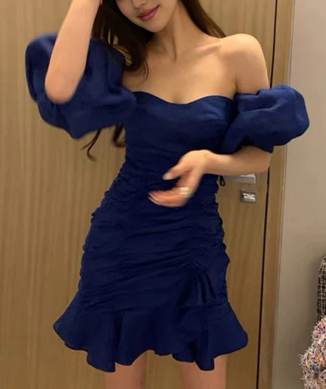 Aimishang Charming Sheath Off Shoulder Homecoming Dress Cute Graduation Dress Short Prom Dress Lovely Birthday Party Dress