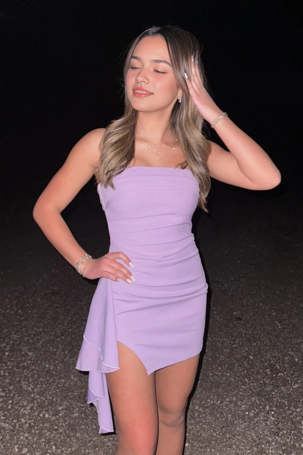 Aimishang Lovely Bodycon Strapless Homecoming Dress Short Birthday Party Dress Summer Holiday Dress