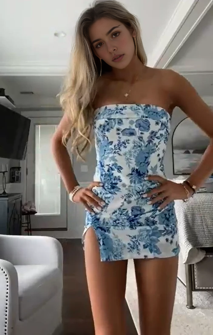 Aimishang Charming Bodycon Strapless Sleeveless Homecoming Dress Sweetheart Graduation Dress Lovely Birthday Party Dress