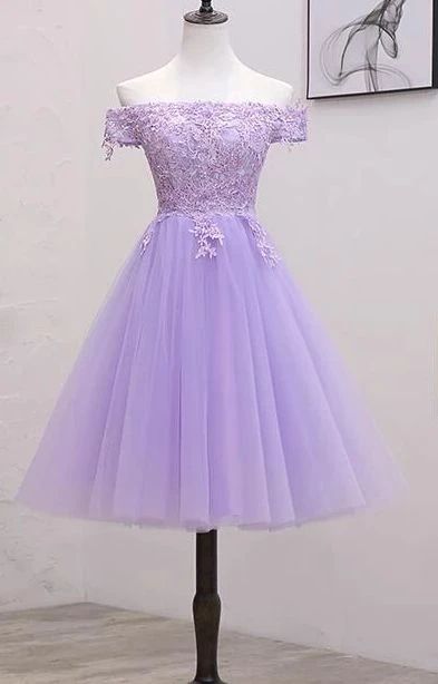 Aimishang A Line Off The Shoulder Homecoming Dress Prom Dress Charming Graduation Dress