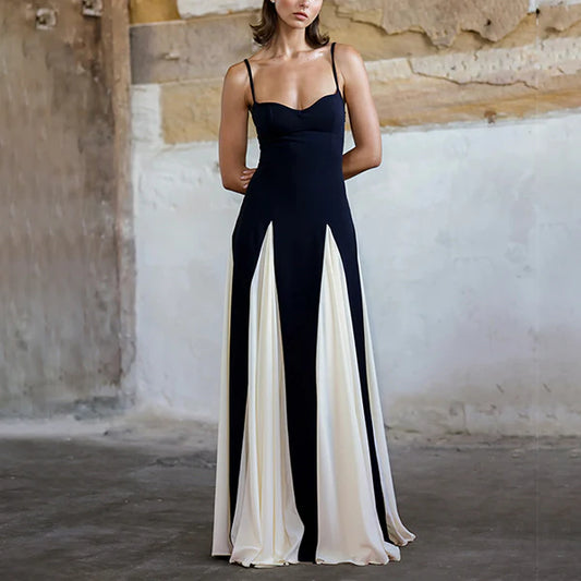Aimishang Elegant Spaghetti Strap Maxi Dress Long Prom Dress Charming Evening Party Dress Women's Dresses