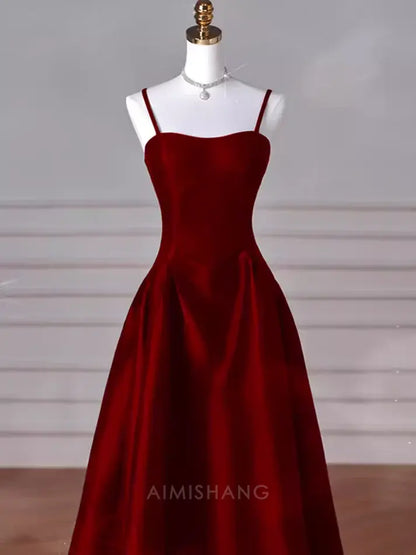 Aimishang A-line Long Prom Dress Simple Party Dress Elegant Evening Dress Formal Dress