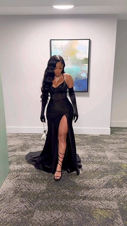 Aimishang Black Sexy Evening Party Dress Long Prom Dress Charming Form Aimishang Dresses Wholesale Aimishang Black Sexy Evening Party Dress Long Prom Dress Charming Form Aimishang Dresses Wholesale