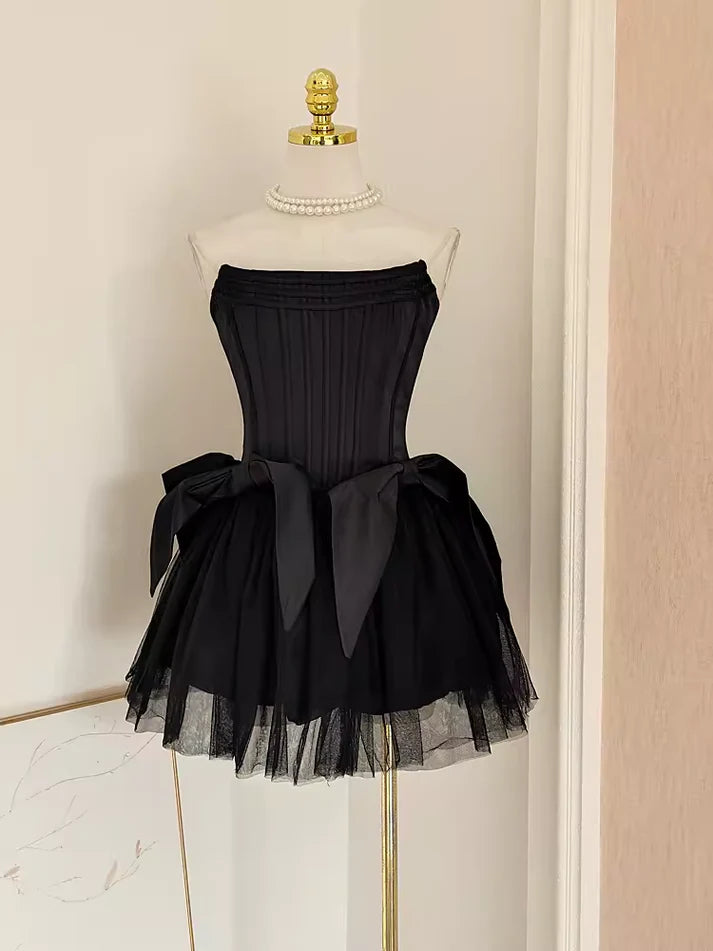 Aimishang Sweetheart A line Strapless Short Prom Dress Lovely Homecoming Dress Charming Graduation Dress Cute Birthday Party Dress