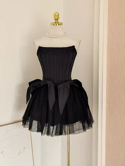 Aimishang Sweetheart A line Strapless Short Prom Dress Lovely Homecoming Dress Charming Graduation Dress Cute Birthday Party Dress