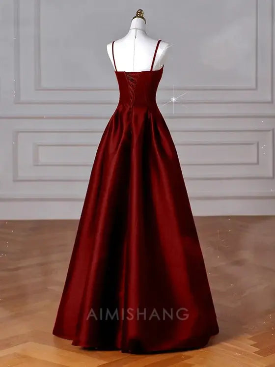 Aimishang A-line Long Prom Dress Simple Party Dress Elegant Evening Dress Formal Dress