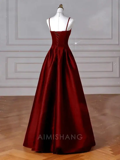 Aimishang A-line Long Prom Dress Simple Party Dress Elegant Evening Dress Formal Dress
