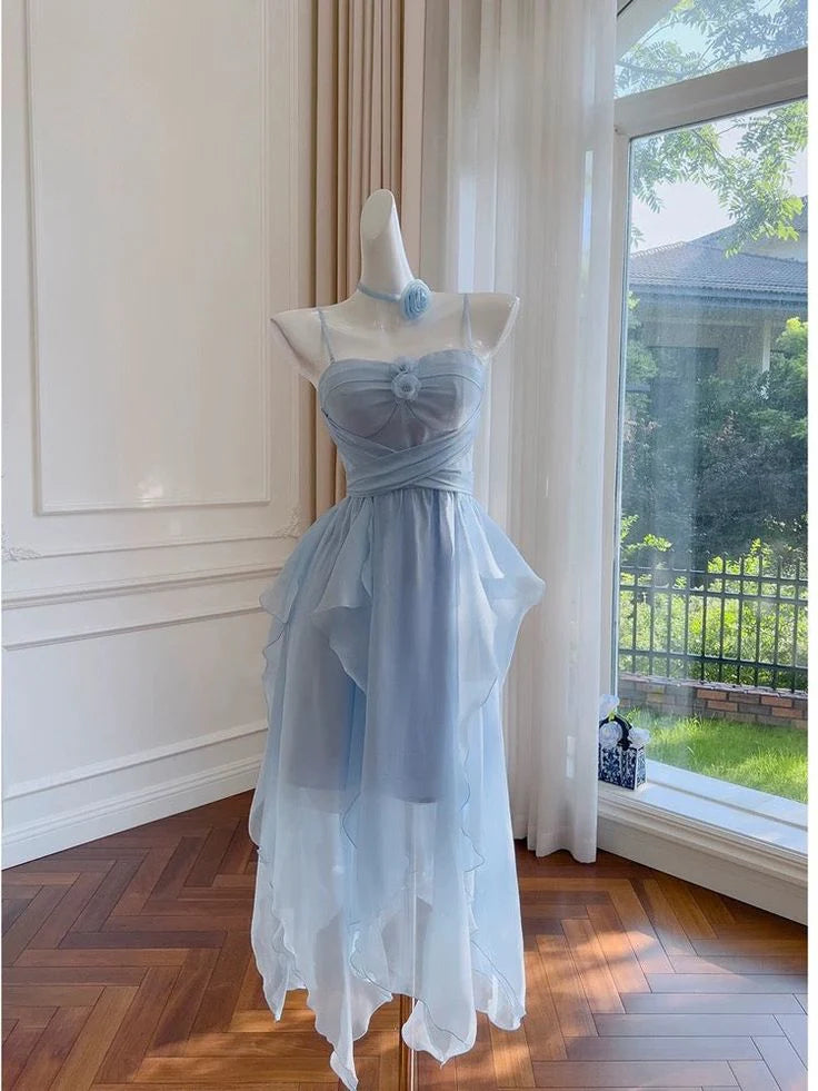 Aimishang Cute Spaghetti Straps Homecoming Dress Elegant Party Dress Summer Graduation Dress